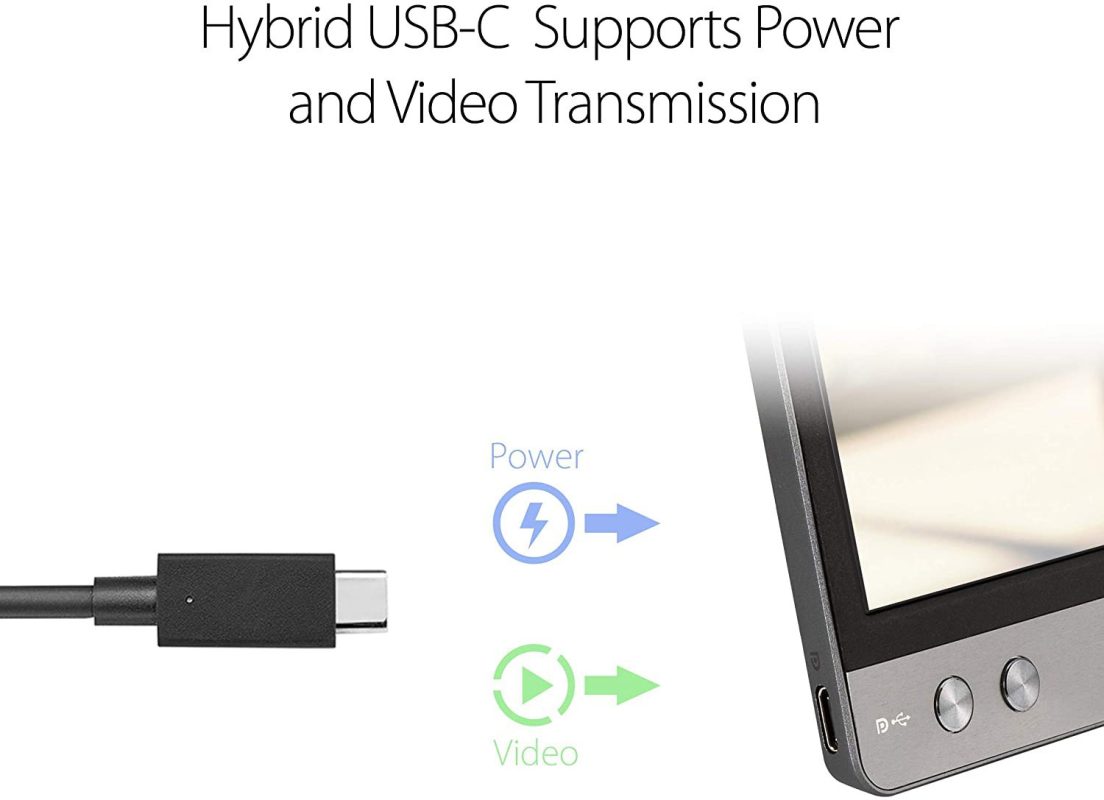 Asus ZenScreen MB14AC IPS FHD Ultraslim LightWeight Portable USB-C Monitor (14")