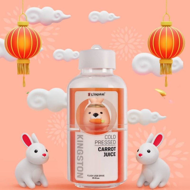 Kingston 64GB Data Traveler CNY Mini Rabbit Year DTCNY23 Limited Edition USB Flash Drive