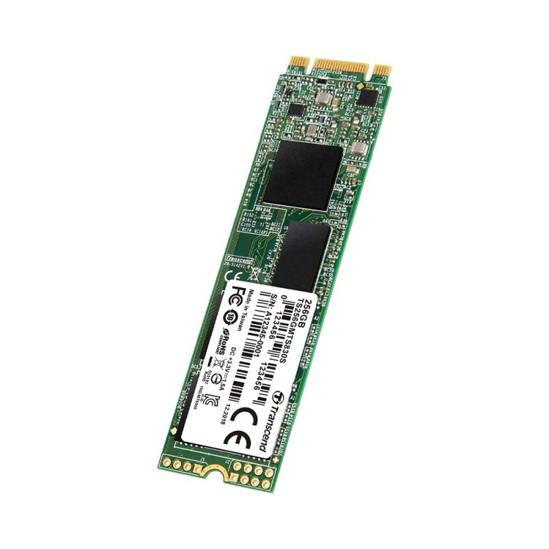 Transcend 256GB SATA III 6Gb/s 3D NAND M.2 2280 SSD - TS256GMTS830S