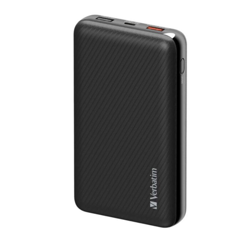 Verbatim 66699 20000mAh 100W PD & QC 3.0 PPS Power Pack with digital display - Black