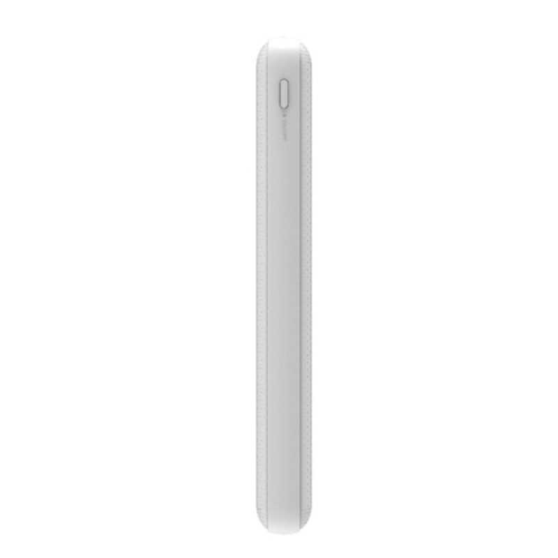 Vertabim 66548 10000mAh Power Pack Dual Input/Output (White) + 66045 120cm Sync & Charge 2-in-1 Metallic Cable Combo