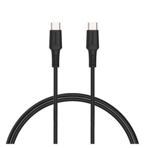 Verbatim 66667 120cm Sync & Charge Type-C to Type-C PVC Cable (PD60W & 480Mbps) - Black
