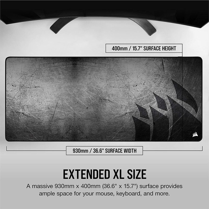 Corsair MM350 PRO Premium Spill-Proof Cloth Extended XL Gaming Mouse Pad (CH-9413771-WW)
