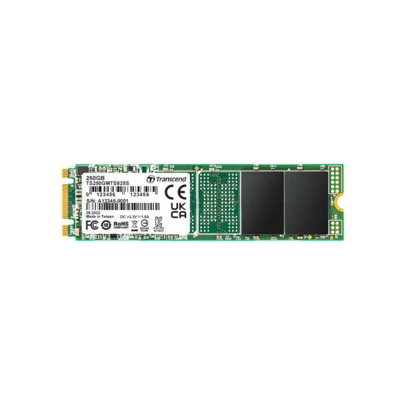 Transcend 250GB SATA III 6Gb/s 3D NAND M.2 2280 SSD - TS250GMTS825S