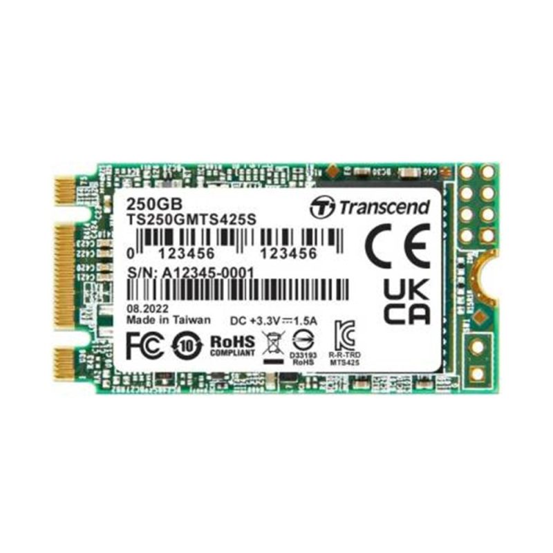 Transcend 250GB SATA III 6Gb/s M.2 2242 425S 3D NAND SSD - TS250GMTS425S