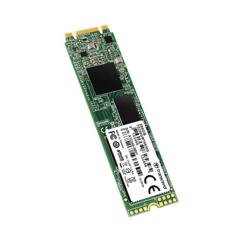 Transcend 256GB SATA III 6Gb/s 3D NAND M.2 2280 SSD - TS256GMTS830S