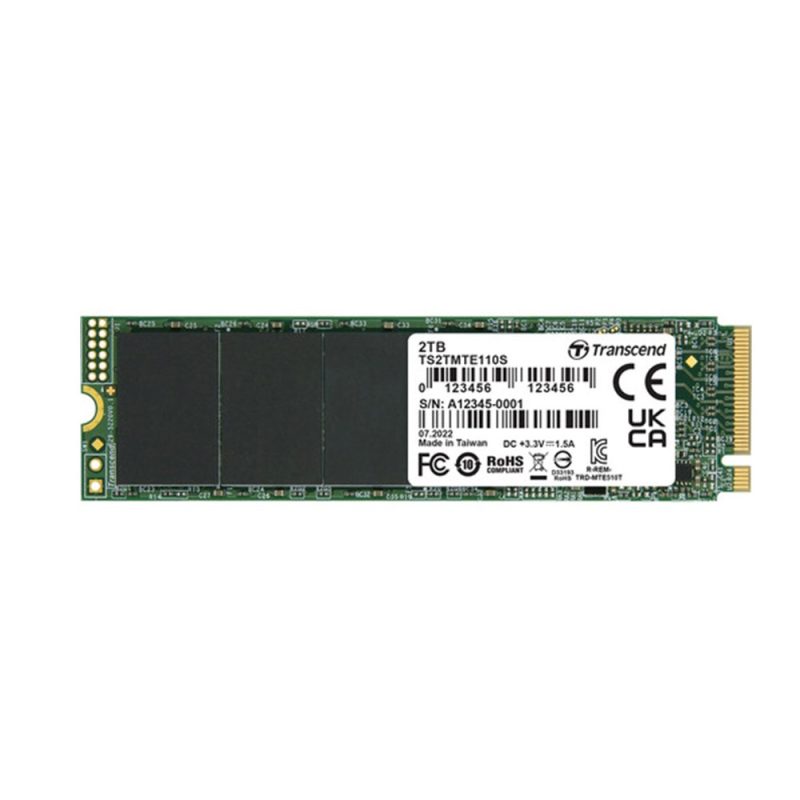 Transcend 2TB PCle 110S 3D NAND M.2 2280 SSD - TS2TMTE110S