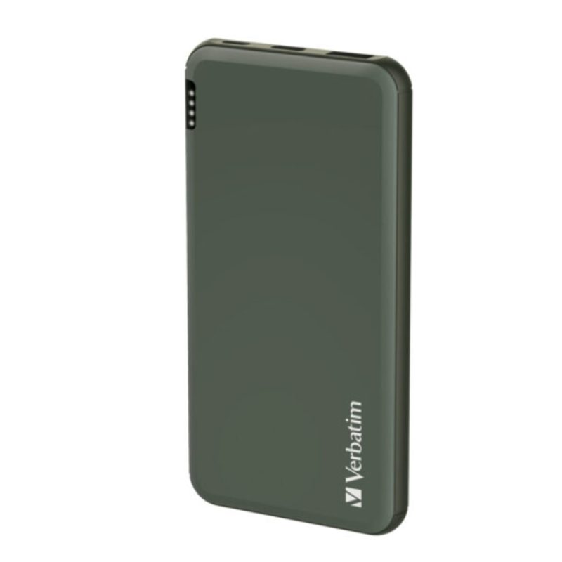 Verbatim 66440 0000mAh Lightweight Power Pack (PD 18W + QC 3.0 18W) - Green