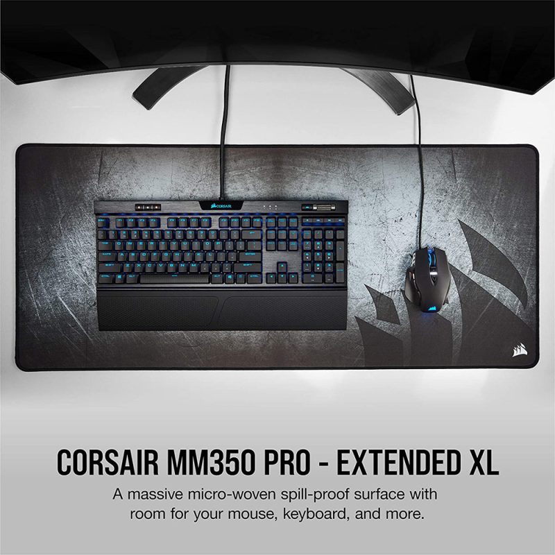 Corsair MM350 PRO Premium Spill-Proof Cloth Extended XL Gaming Mouse Pad (CH-9413771-WW)