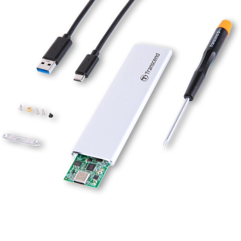 Transcend USB 3.0 Type-C M.2 2242 SATA SSD - TS-CM42S