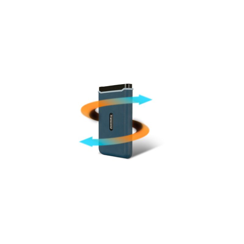 Transcend 250GB ESD370C USB 3.1 Gen 2 Type-C Portable SSD - TS250GESD370C
