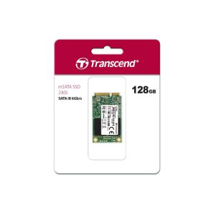 Transcend 128GB SATA III 6Gb/s 3D NAND DDR3 DRAM 230S mSATA SSD - TS128GMSA230S
