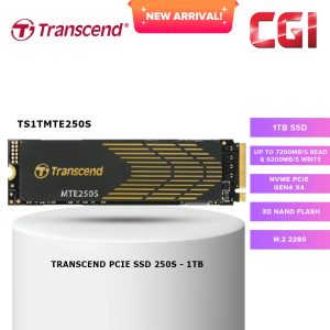 8b359b31027ed6714154543f430d0e4d.jpeg Transcend 1TB 250S NVMe PCle 3D NAND M.2 2280 SSD - TS1TMTE250S