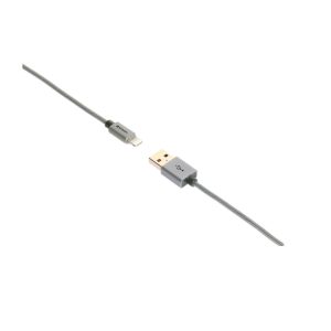Verbatim 64988 120cm Step-up Sync & Charge Lightning Cable - Grey