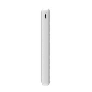 Vertabim 66548 10000mAh Power Pack Dual Input/Output (White) + 66045 120cm Sync & Charge 2-in-1 Metallic Cable Combo