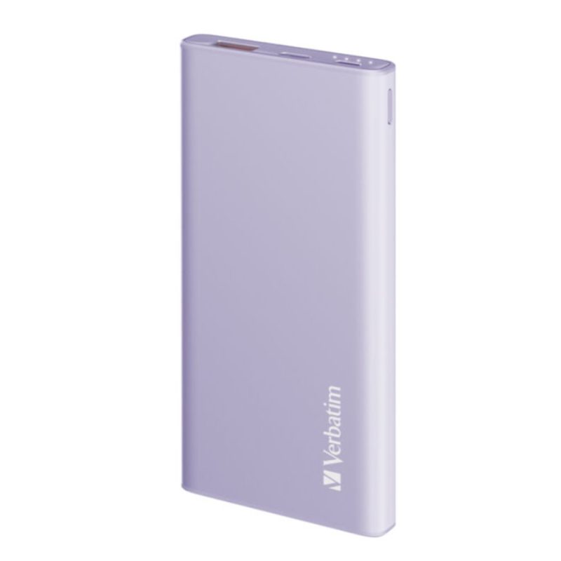 Verbatim 66691 10000mAh 20W Lightweight Power Pack - Purple
