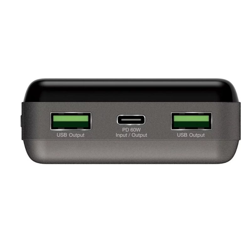 Verbatim 66386 20000mAh PD3.0 PPS Power Pack 66W with digital display - Grey