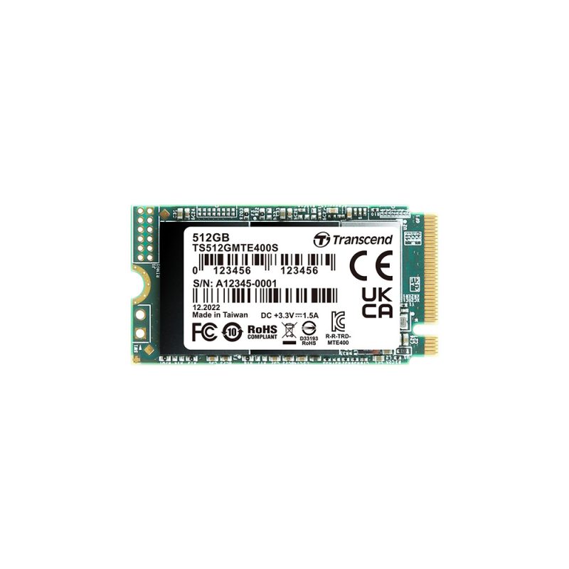 Transcend 512GB MTE400S NVMe PCIe Gen3 x4 SSD - TS512GMTE400S