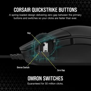 Corsair Sabre RGB PRO Champion Series Ultra Light FPS/MOBA Gaming Mouse (CH-9303111-AP)