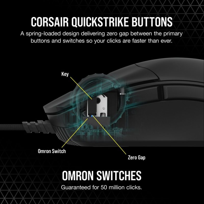 Corsair Sabre RGB PRO Champion Series Ultra Light FPS/MOBA Gaming Mouse (CH-9303111-AP)
