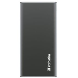 Verbatim 66689 10000mAh 20W Lightweight Power Pack (PD 20W + QC 3.0) - Black