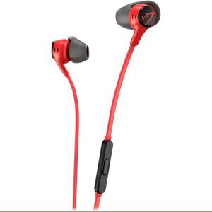 HyperX Cloud Earbuds II Gaming Headphones with Mic -Red (705L8AA)