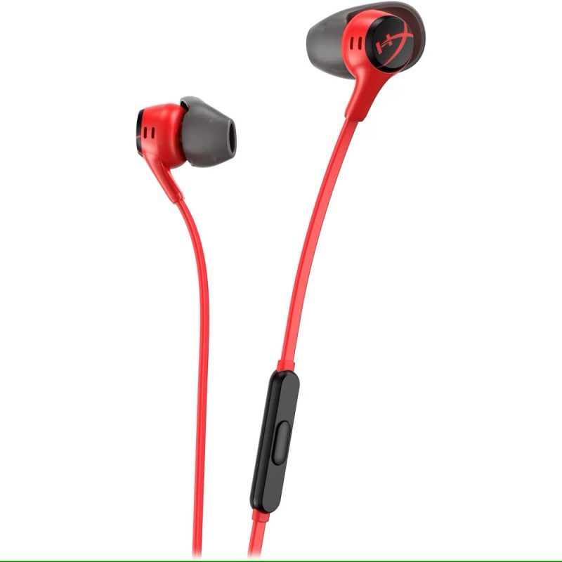 HyperX Cloud Earbuds II Gaming Headphones with Mic -Red (705L8AA)