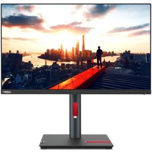 Lenovo 23.8" Thinkvision P24H-30 IPS QHD HDR10 60Hz 4ms USB-C NearEdgeless Ergonomic Monitor - 63B3GAR6WW