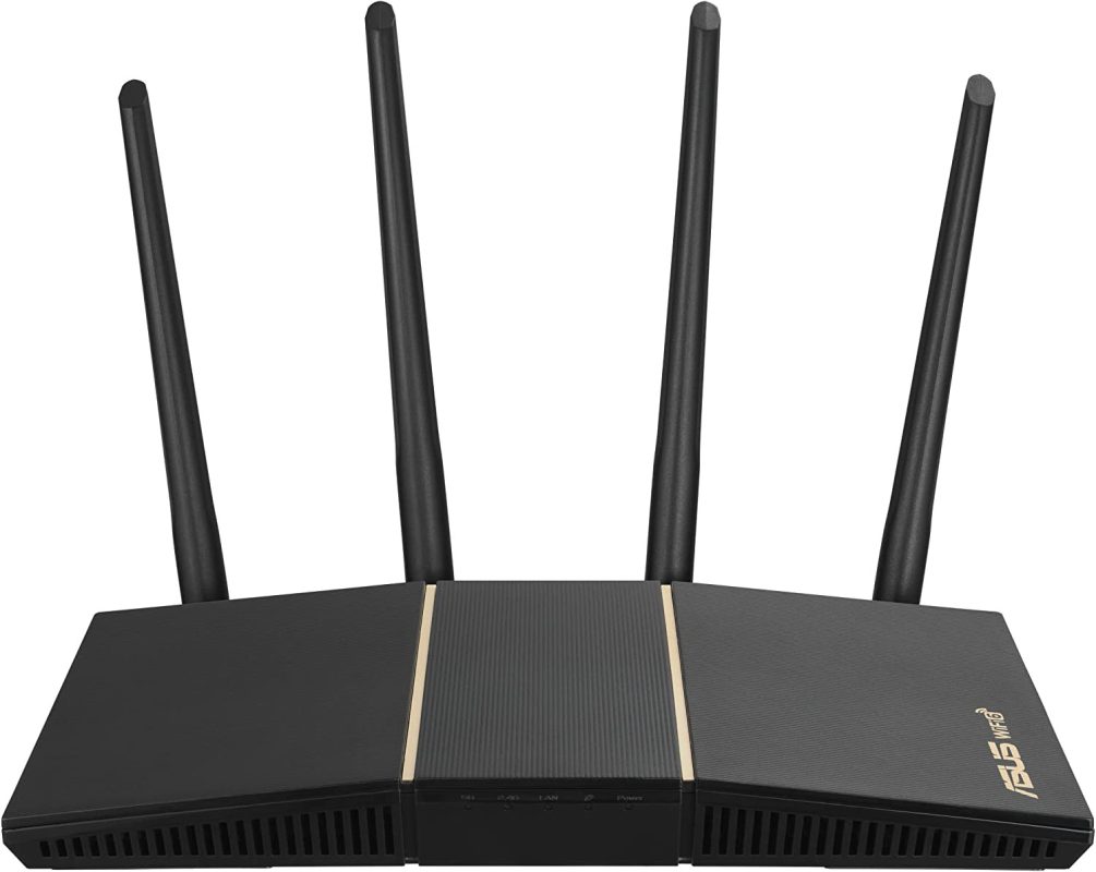 Asus RT-AX57 (AX3000) 1024 QAM 3000MBPS Dual Band WiFi 6 Free Network Security w Parental Control VPN Extendable Router