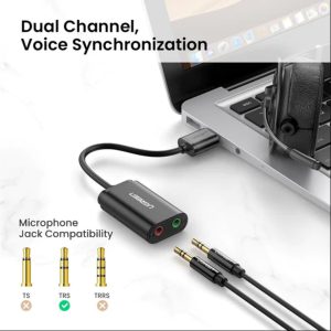 581b7e9899f8eaea2bdb80260fd1d108.jpeg Ugreen (US205) 30724 USB to 3.5mm External Audio Stereo Sound Adapter