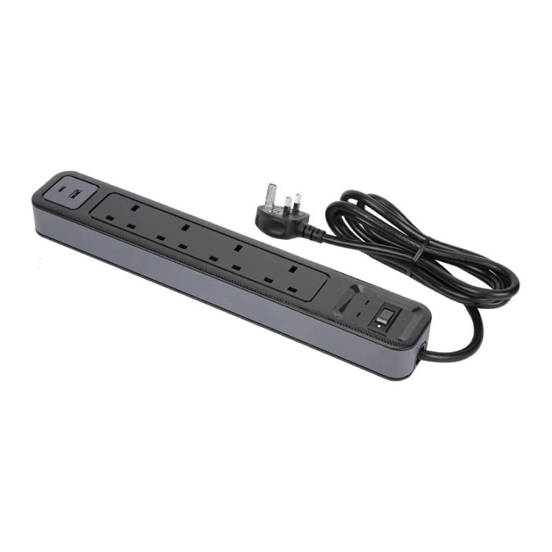 Targus SmartSurge Plus With USB-A and USB-C Ports (4 Standard Outlets And 1 USB-C Port) APS20AP