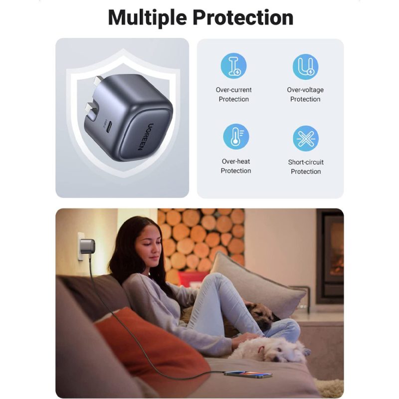 Ugreen (CD305) 90878 USB-C Gan 30W PD Wall Charger