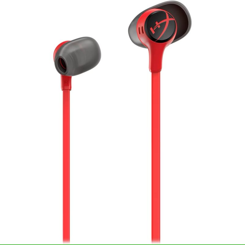HyperX Cloud Earbuds II Gaming Headphones with Mic -Red (705L8AA)