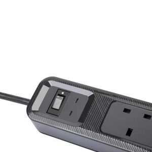 Targus SmartSurge Plus With USB-A and USB-C Ports (4 Standard Outlets And 1 USB-C Port) APS20AP