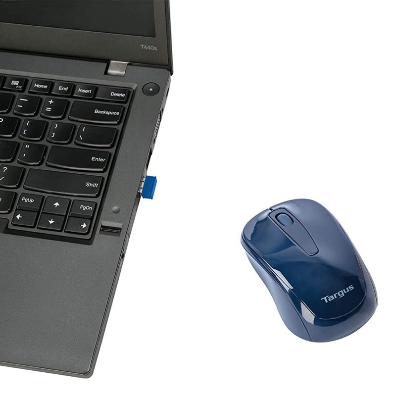 Targus W600 Wireless Optical Mouse - Blue (AMW60003)