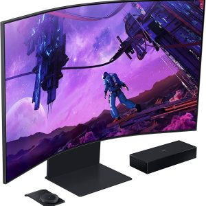 Samsung 55" Odyssey Ark LS55BG970NEXXS 4K HDR10+ 165Hz 1ms Freesync Premium Pro Quantum HDR2000 Ergonomic Curved Gaming Monitor