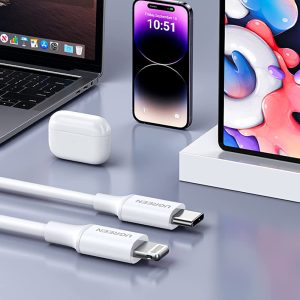 UGREEN (US304) 70524 Lightning to Type C 2.0 Cable (1.5M) - Sliver
