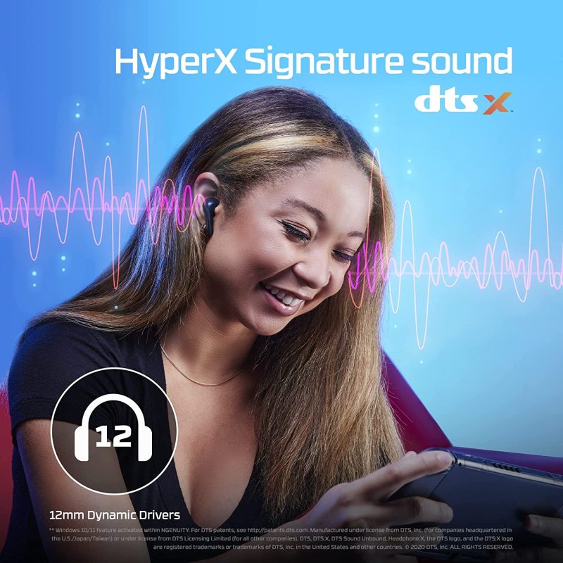 HyperX Cloud Mix Buds TWS 2.4GHz Bluetooth USB-C Adapter Wireless Headphones - 4P5D9AA