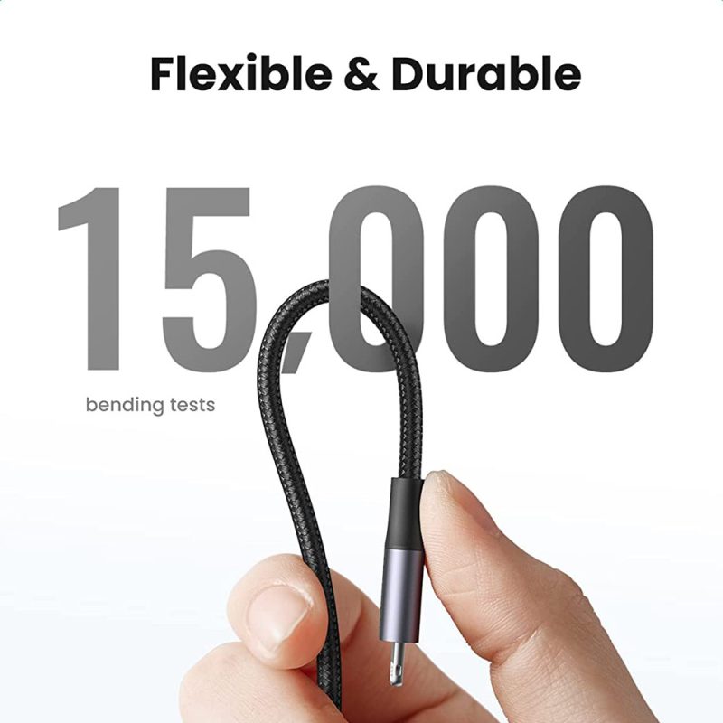 Ugreen (US304) 60760 Lighthing to Type-C 2.0 Cable (1.5M) - Black