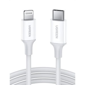 UGREEN (US304) 70524 Lightning to Type C 2.0 Cable (1.5M) - Sliver