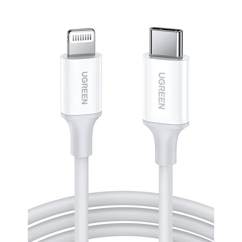 UGREEN (US304) 70524 Lightning to Type C 2.0 Cable (1.5M) - Sliver