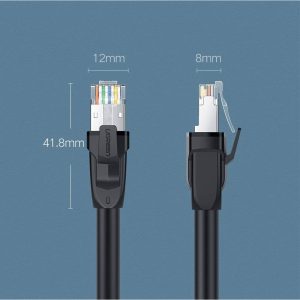 Ugreen (NW121) 70327 Cat 8 FTP Round Ethernet Cable (1M)