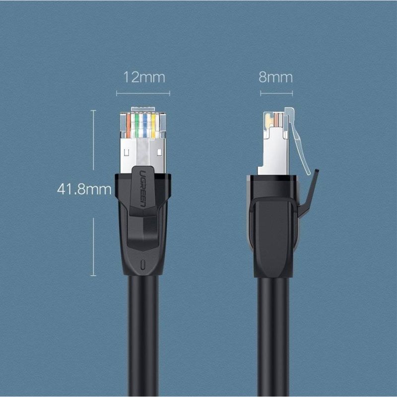 Ugreen (NW121) 70327 Cat 8 FTP Round Ethernet Cable (1M)