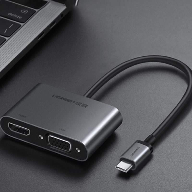 Ugreen (CM162) 50505 USB-C to HDMI + VGA Converter