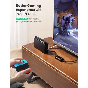 Ugreen 20265 USB 2.0 Hub with Gigabit Ethernet Adapter