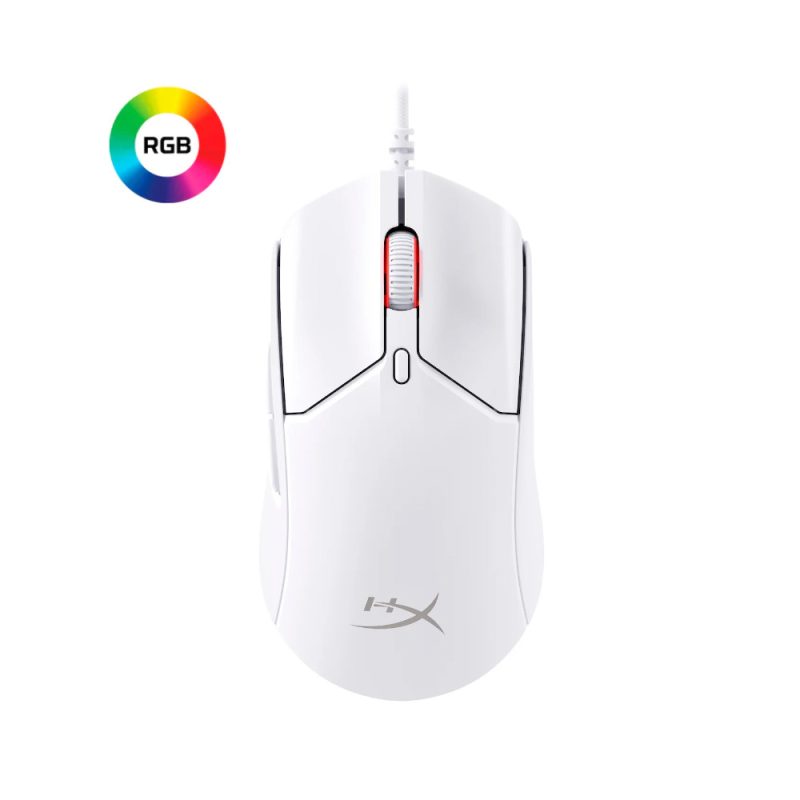 HyperX Pulsefire Haste 2 Ultra-lightweight Wired Gaming Mouse - White (6N0A8AA)