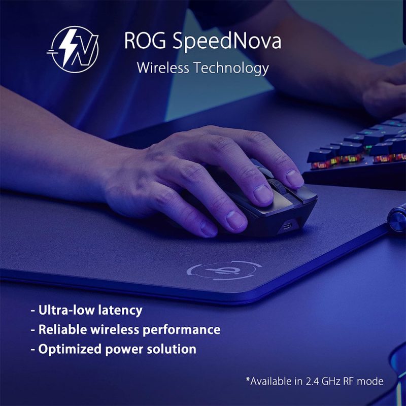 Asus P709 ROG Keris Wireless AimPoint 36,000DPI SpeedNova Tri-mode Lightweight Gaming Mouse