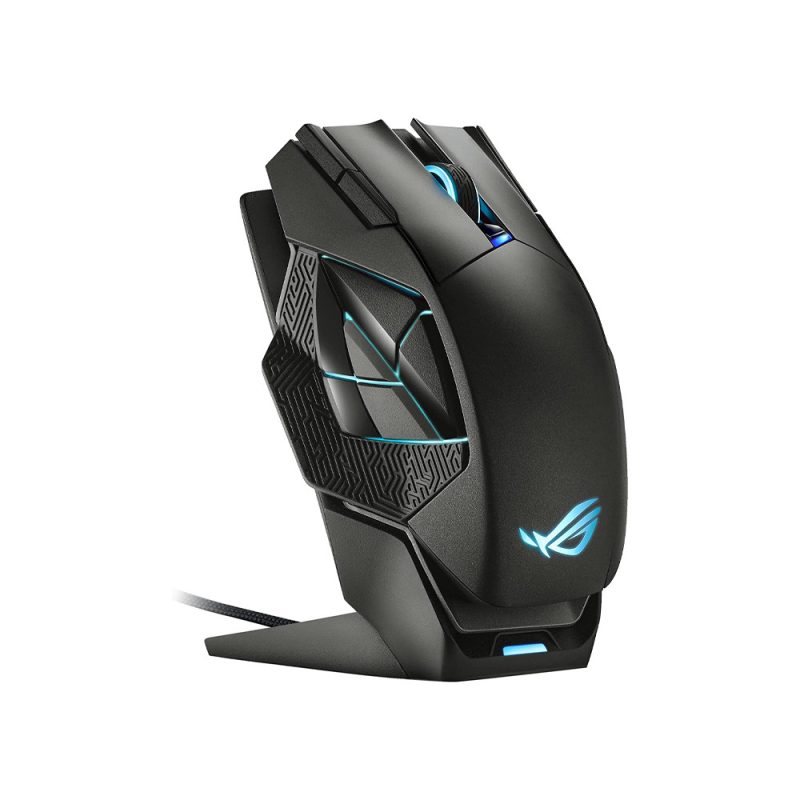 Asus P707 ROG Spatha X 19,000 DPI AuraSync RGB Dual Mode Connectivity Wireless Gaming Mouse