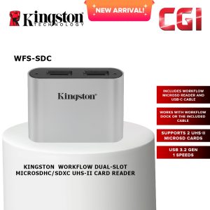Kingston USB 3.2 Gen 1 Workflow microSD Reader - WFS-SDC