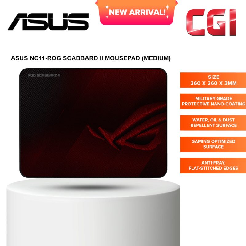 ASUS NC11-ROG Scabbard II Medium Mouse Pad
